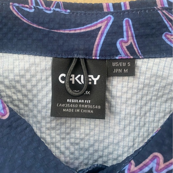 Oakley Deco Palms Rc SS Button Down - Men’s Small (Fits like Medium) - Picture 9 of 11